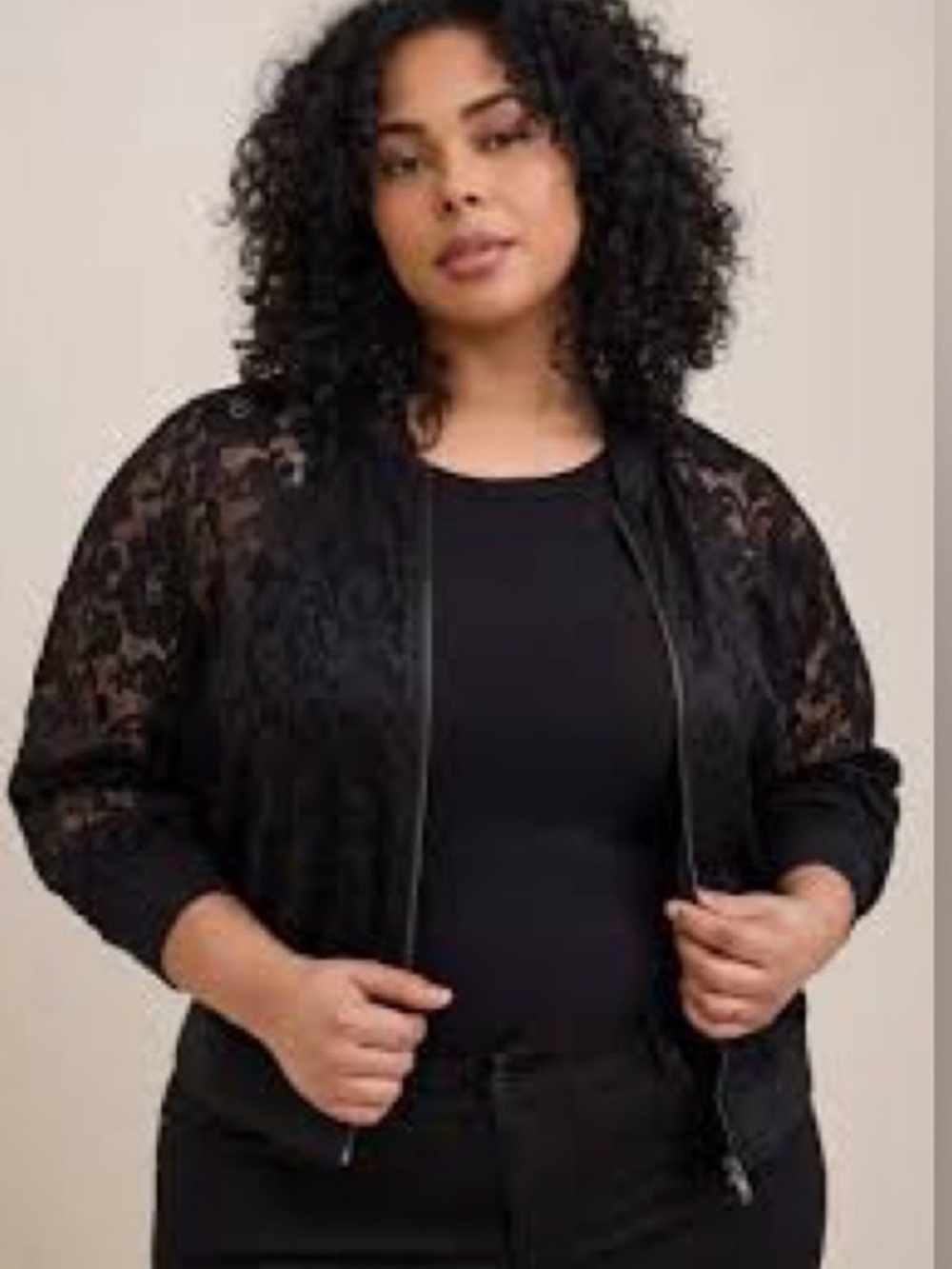 NWOT Torrid lace bomber jacket Sz 2X